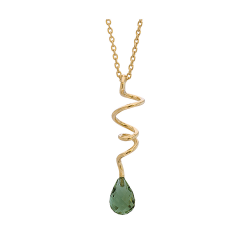 RABINOVICH COLLIER SOFTLINE GROENE KWARTS 76502324 - 51033